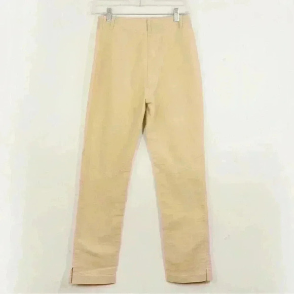 Vintage Valentino Jeans Cream Taupe Straight Leg  Pants - Picture 3 of 6